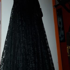 Black Lace Party Dress